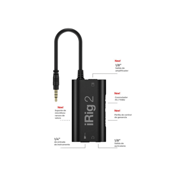 Interfaz de Audio IK MULTIMEDIA – IP-IRIG2-PLG-IN - Imagen 3