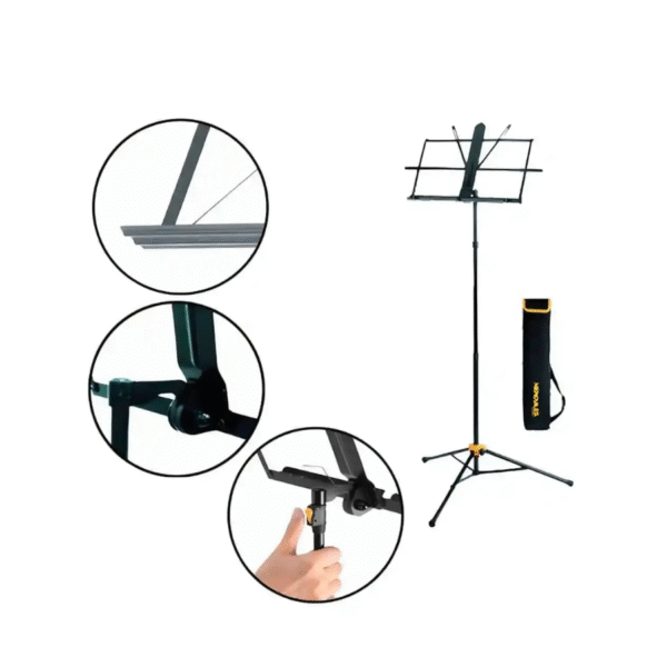 Hercules Stands BS118BB EZ Grip Music Stand con bolsa - Imagen 3