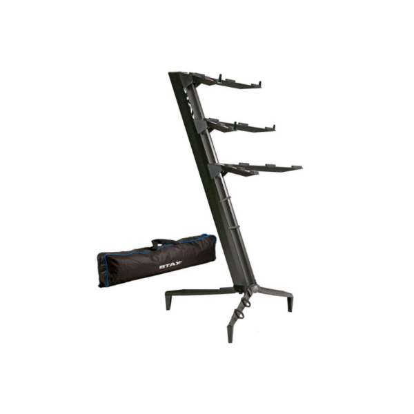 Soporte para Teclado STAY – 1300/03 TOWER BK – Negro, Azul, Gris. - Imagen 2