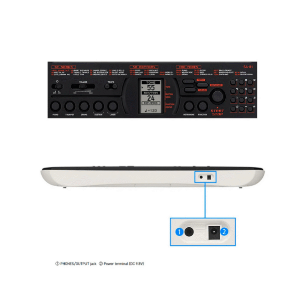 Órgano Electrónico – CASIO – SA-81H2-ADAP - Imagen 2