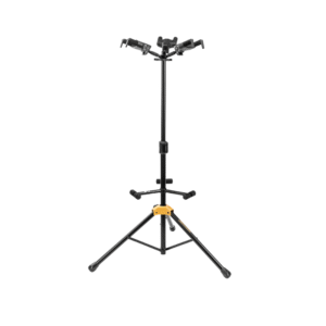 Hercules Stands GS432B PLUS – Soporte Triple para Guitarra con Respaldo